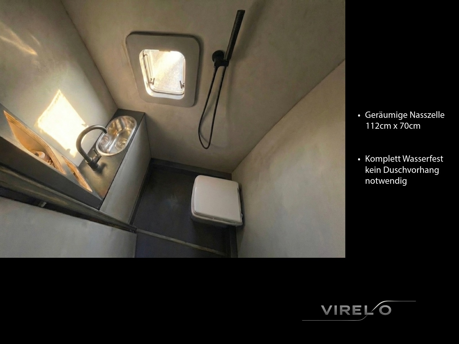 VIRELO Nasszelle Dusche